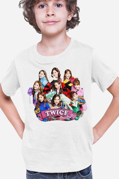 OEM Παιδικό μπλουζάκι Twice K-Pop Idol Group Δημοφιλής μουσική Κορέα