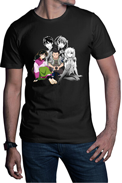 OEM Ανδρικό T-shirt Boarding School Juliet Romeo Naruto Evangelion