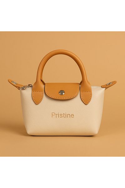 chicora Pristine Mini Clamshell Handbag