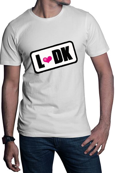 OEM Men's T-shirt LDK Logo Romance Slice of Life Teens
