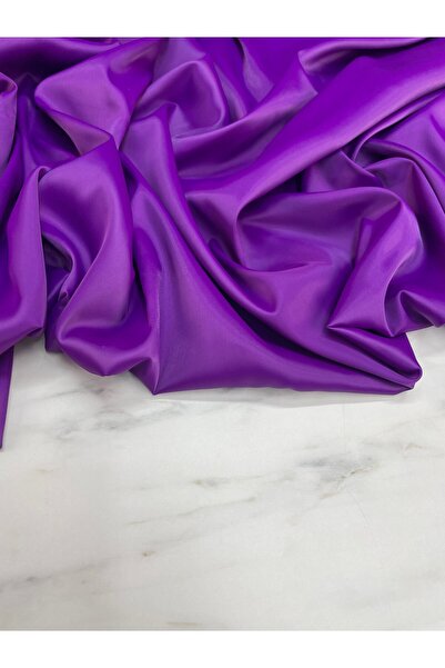 ipekkumaş Mor Düz Elbiselik Likralı Saten Kumaş ÜRÜNÜMÜZ ADET OLARAK SATILIR ...