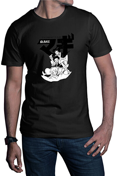 OEM Tricou barbati Magi Ο Λαβύρινθος της Μαγείας Πρωταγωνιστές Ομάδα Μάνγκα Λ...