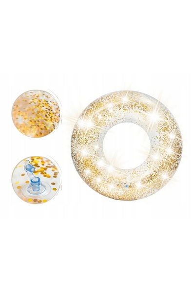 Intex Inel gonflabil cu sclipici strălucitor #56274