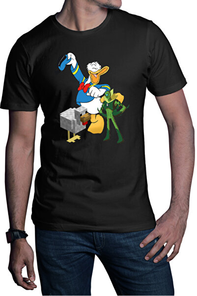 OEM Tricou barbati Donald Duck Minecraft Chicken Ben10 Alien Watch Pixel