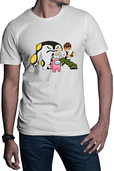 OEM Tricou barbati Among Us Flower Cute Ben 10 Monster Transform Teen