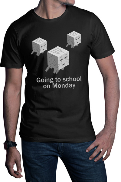 OEM Tricou barbati Minecraft Ghost Shoot Fire Nether Horror