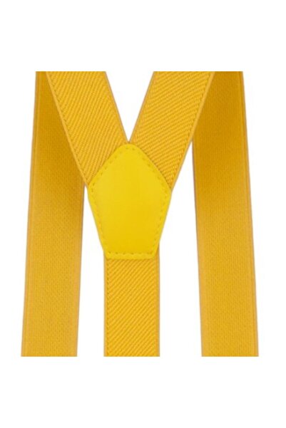 OEM Bretele dama, inchizatori metalice, 1.5cm, Galben