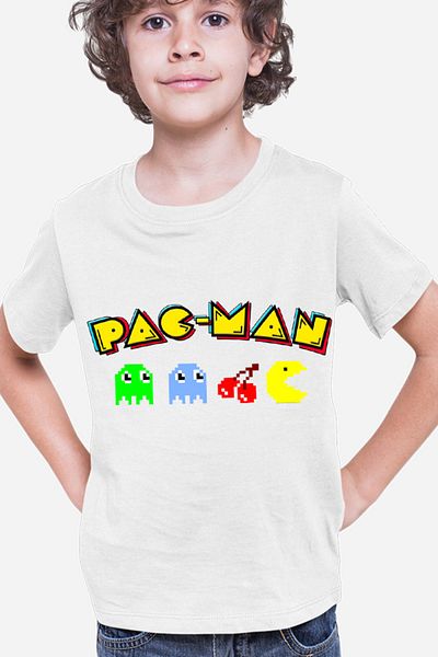 OEM Tricou copii Pac Man Arena Game Pixels Vintage