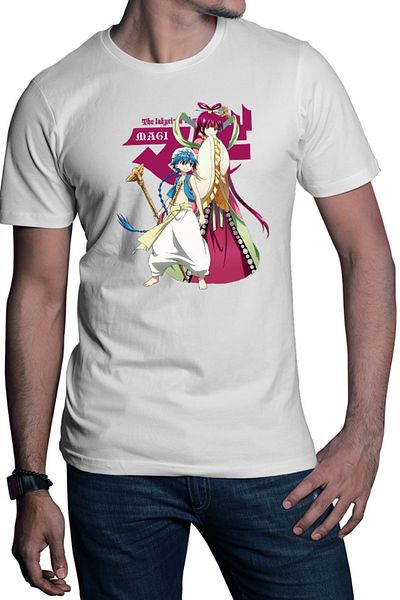 OEM Tricou barbati Magi The Labyrinth of Magic Kougyoku Queen Alladin Meeting