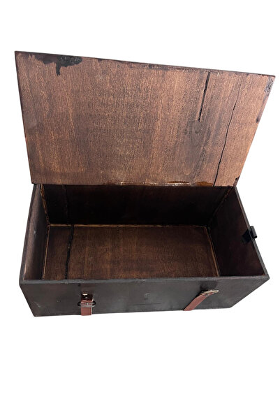 EL YAPIMI Multi-Purpose Wooden Box 34X14 cm