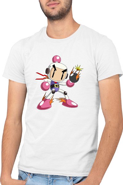 OEM Tricou barbati Bomberman Angry Japanese Multiplayer
