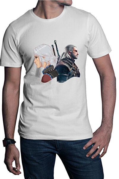 OEM Tricou barbati The Witcher Geralt Ciri Xbox Game Nvidia