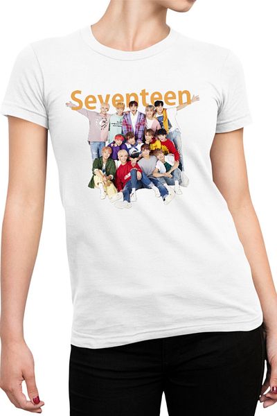 OEM Tricou dama Seventeen Group Members Fan Page Boys K-Pop