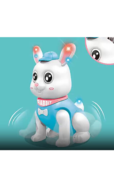 RAF Store Pilli Sesli Işıklı Zıplayan Tavşan