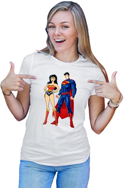 OEM Tricou dama Superman Wonder Woman Superwoman Girl Power