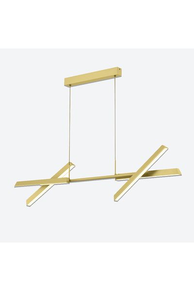 Olbia Modern Gold Pendant Chandelier 38W - 3000K - 110° Diffusion Angle - 1824 Lumens - 220–240V - CRI 90+