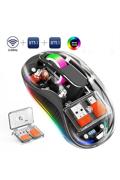 O.L by ODISSEY LIFE Mouse Wireless Transparent ODISSEY LIFE