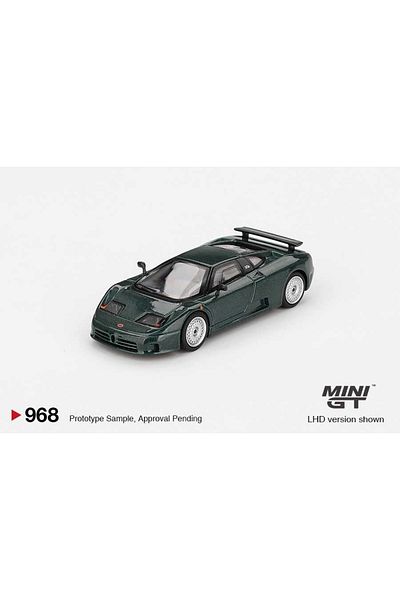 mini gt 1/64 Bugatti Eb110 Gt Dark Green