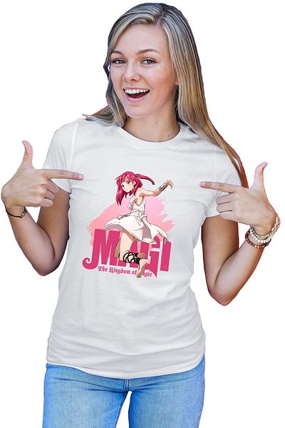 OEM Tricou dama Magi The Labyrinth of Magic Aternos Jump Portal