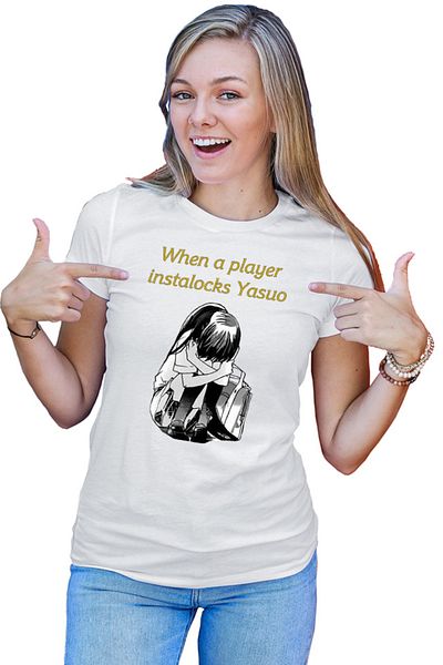 OEM Tricou dama Missions of Love Crying Himuro Yukina League of Legends Meme Love
