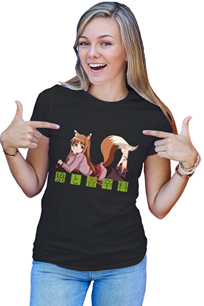 OEM Tricou dama Spice And Wolf Holo Anime Slice of Life