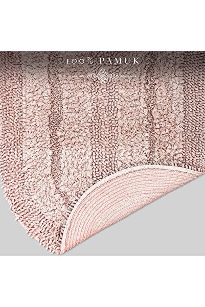 Bestekar Solvia Pudra Oval %100 Pamuk Yıkanabilir Yatak Odası Salon Koridor H...