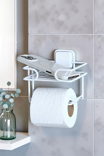 Hagen Lifetime Stainless Adhesive Toilet Paper Holder Luxury Premium A+ Wc Paper Holder Phone Holder