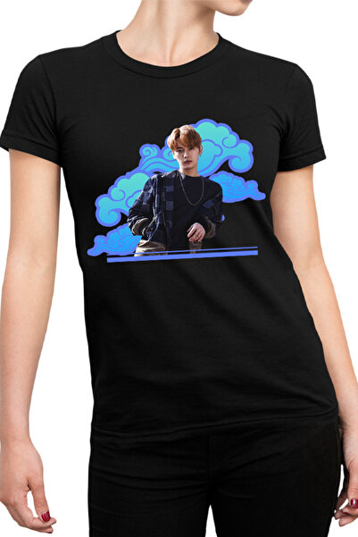 OEM Tricou dama Stray Kids Casual Seungmin Idol Συναυλία Μουσική Feels