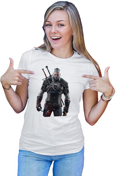 OEM Tricou dama The Witcher Geralt of Rivia Andrzej Sapkowski Game