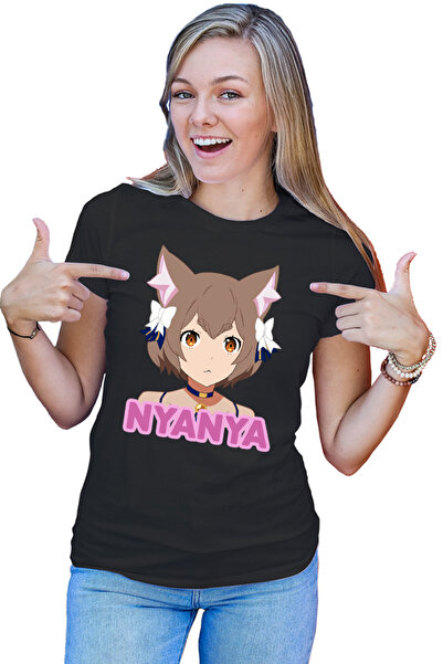 OEM Re Zero Felix Cat Nya Kawaii Magic Youtube Γυναικείο T-shirt