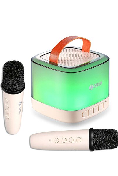 ZBH Zoook PartyBox Mini Karaoke Machine for Kids Adults, Portable Bluetooth Speaker with 2 Wireless Micr