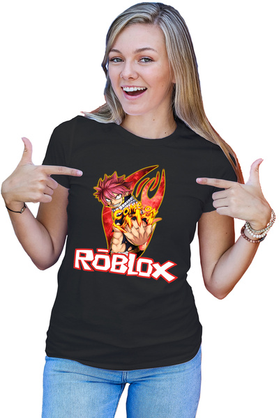 OEM Tricou dama Fairy Tail Natsu Roblox Studio Creator