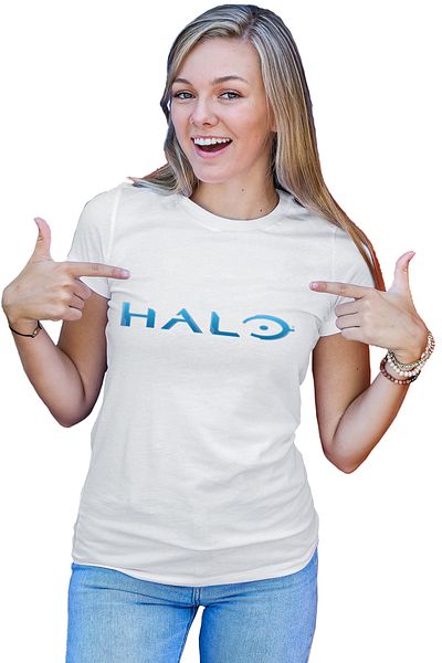 OEM Tricou dama Halo The Master Chief Spartan Hero Logo