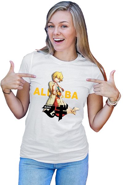 OEM Tricou dama Magi The Labyrinth of Magic Alibaba Fight Pose