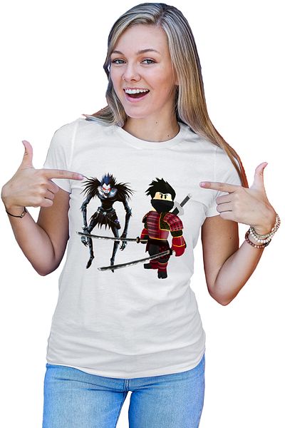 OEM Tricou dama Roblox Youtube Ninja Death Note Ryuk