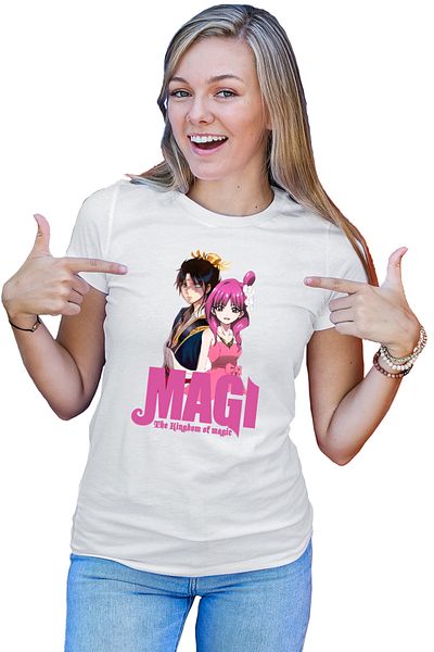 OEM Tricou dama Magi The Labyrinth of Magic Morgiana Hakuryuu Party