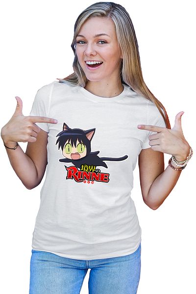 OEM Tricou dama Rin-ne Rokumon Black Cat Rinne Boundary