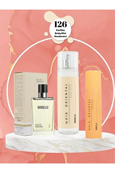 Bargello 126 Kadın Parfüm Seti Orıental Edp 50 Ml