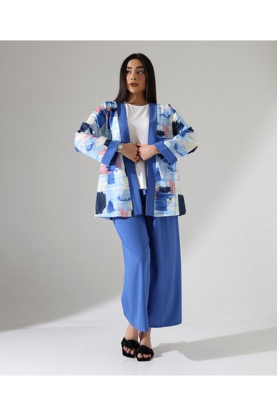 Fi'l Arz Fashion Short Kimono Suit