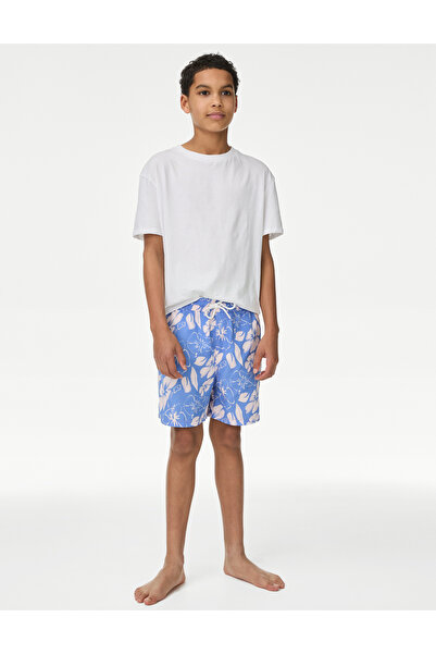 Marks & Spencer Çiçekli Deniz Şortu (6-16 Yaş)