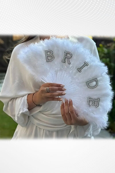 Lavita8987 Bride Tüylü Yelpaze Yeni Bride Partileri