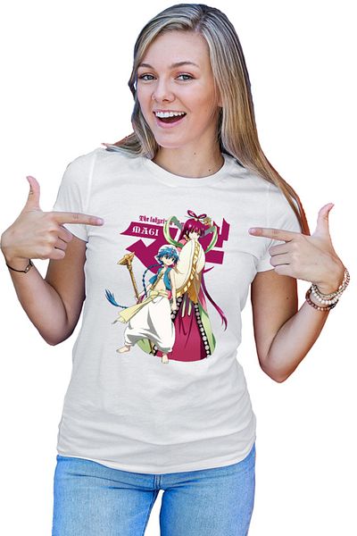 OEM Tricou dama Magi The Labyrinth of Magic Kougyoku Queen Alladin Meeting