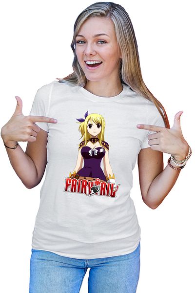 OEM Tricou dama Fairy Tail Lucry Heartfilia Wizard Guild