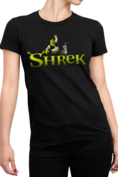 OEM Tricou dama Shrek Logo Donkey Funny Action Comedy