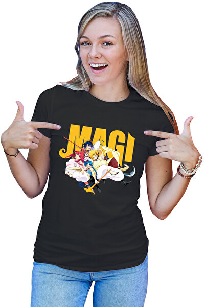 OEM Tricou dama Magi The Labyrinth of Magic Protagonists Group Weapon Pose