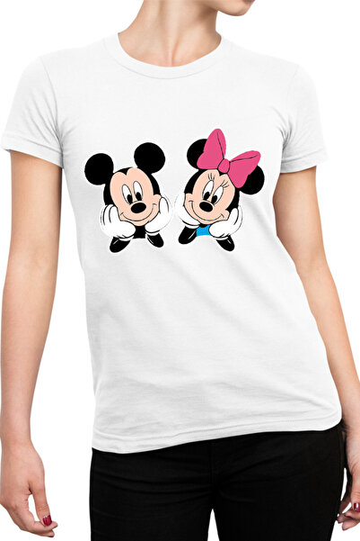 OEM Tricou dama Mickey Mouse Minnie Couple Love Cute