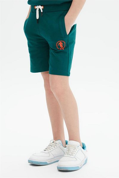 Bikkembergs Boy Dark Green Shorts