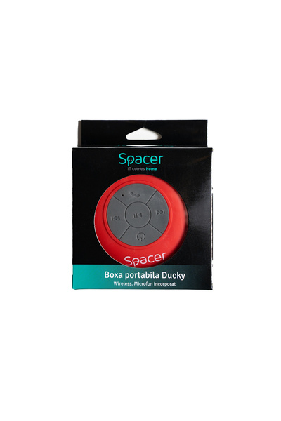 Spacer Portable Bluetooth Speaker DUCKY Red