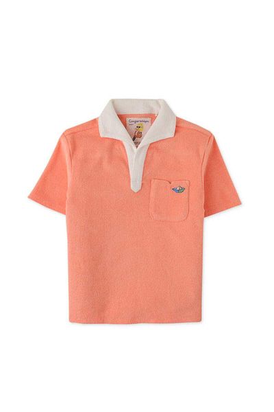 Gingersnaps Boys' Solid Short Sleeve Polo Shirt with Front Pocket