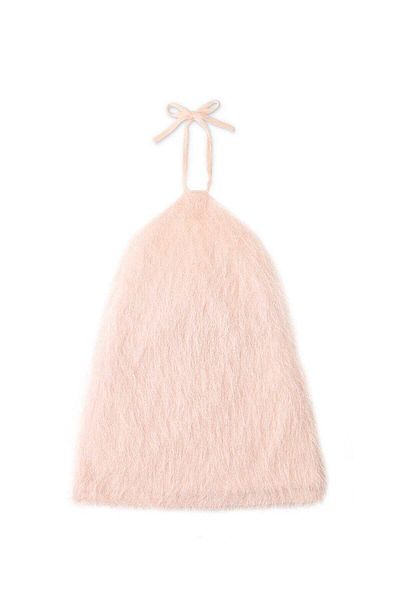 Gingersnaps Solid Color Girls' Dress with Neck Strap